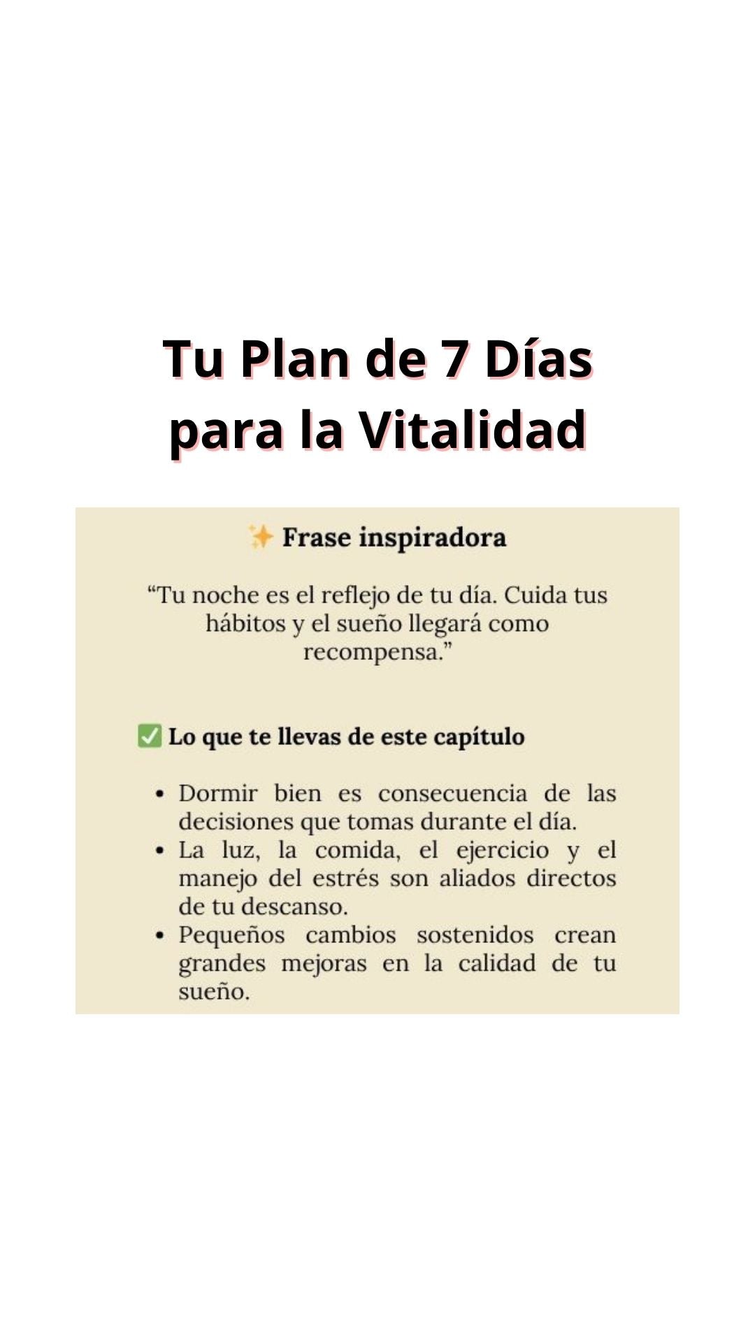 Descanso Pleno en 7 días: Vence la Fatiga y el Insomnio + Bonus